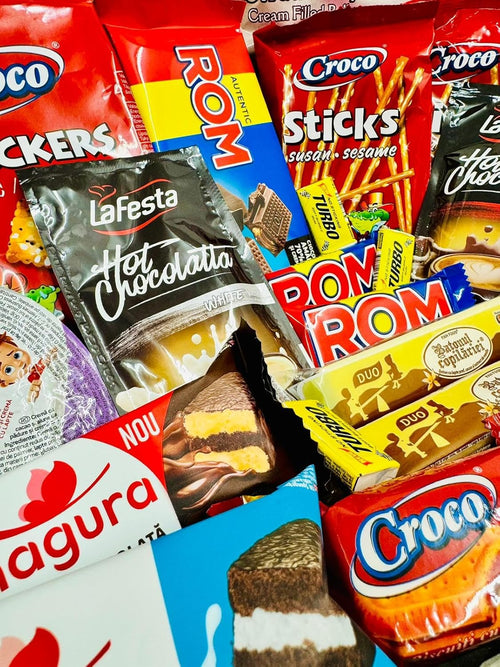 Romanian Sweets Gift Box with a Selection of The Best Romanian Treats and Sweets